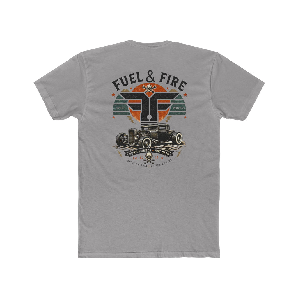 Fuel & Fire Bone Crusher Tee — Classic Hot Rod Graphic T-Shirt
