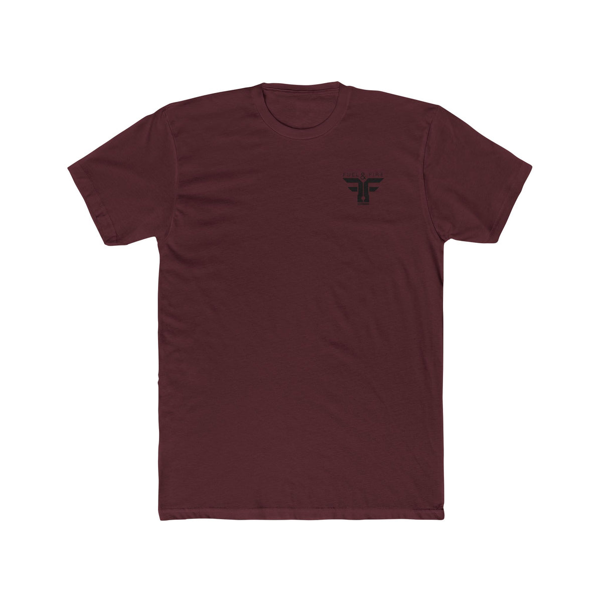 Fuel & Fire Retro Logo Tee — Small Batch Handcrafted Graphic T-Shirt