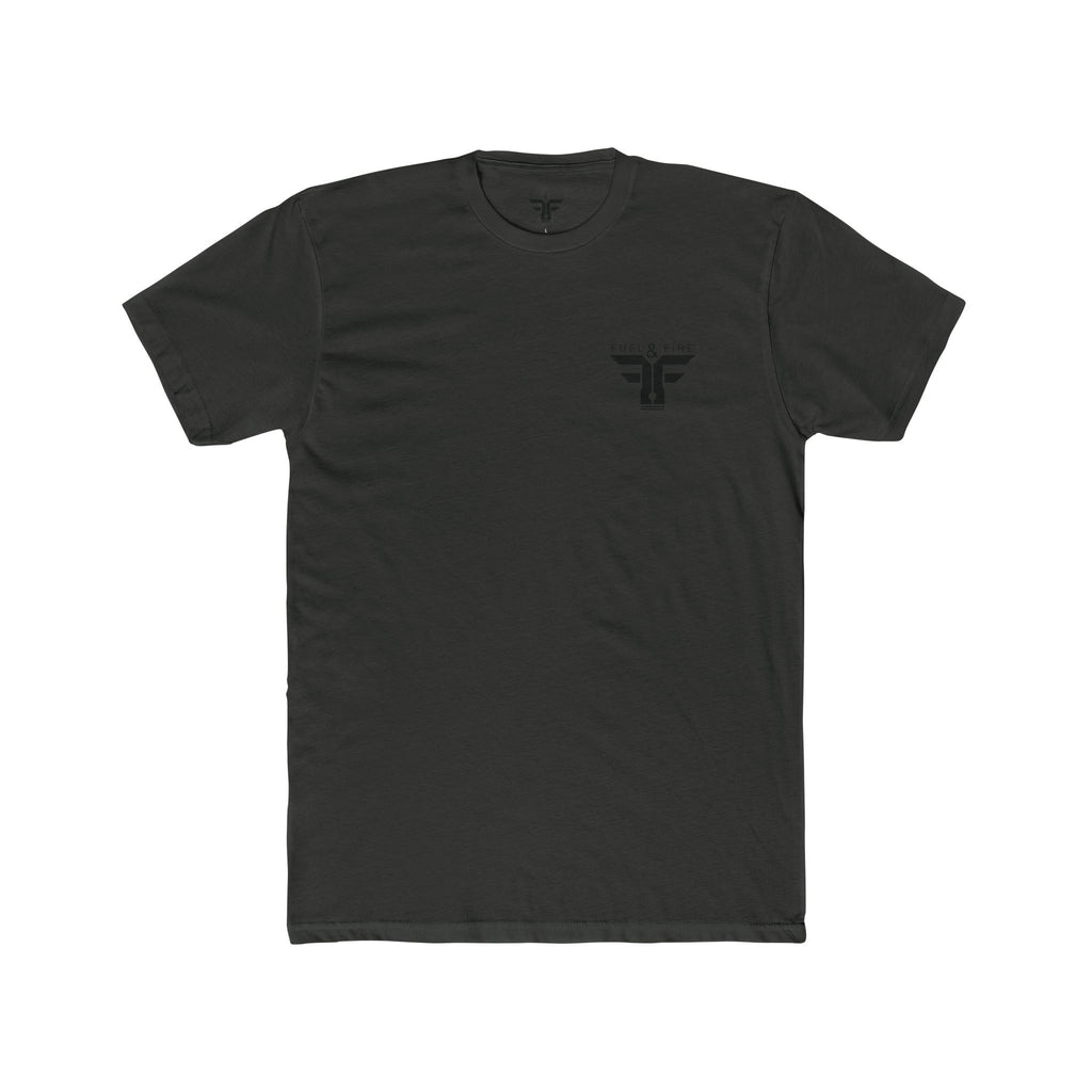 Fuel & Fire Cyberpunk City Tee — Retro Neon Racing Graphic T-Shirt