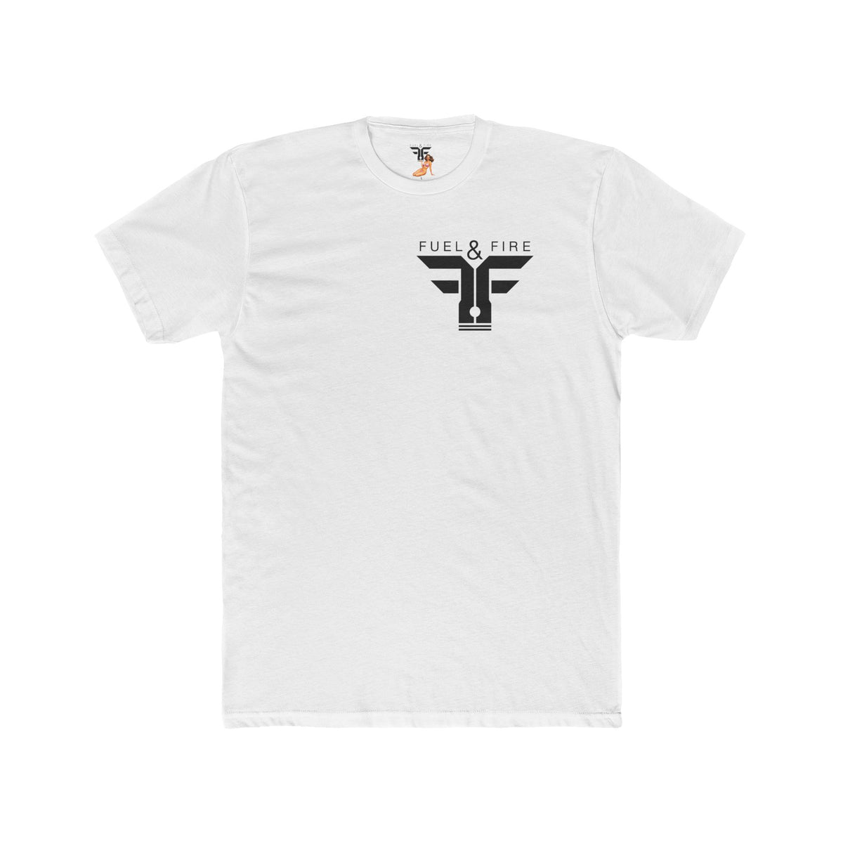 Fuel & Fire Muscle Car Tee — Honest Abe Hot Rod Graphic T-Shirt