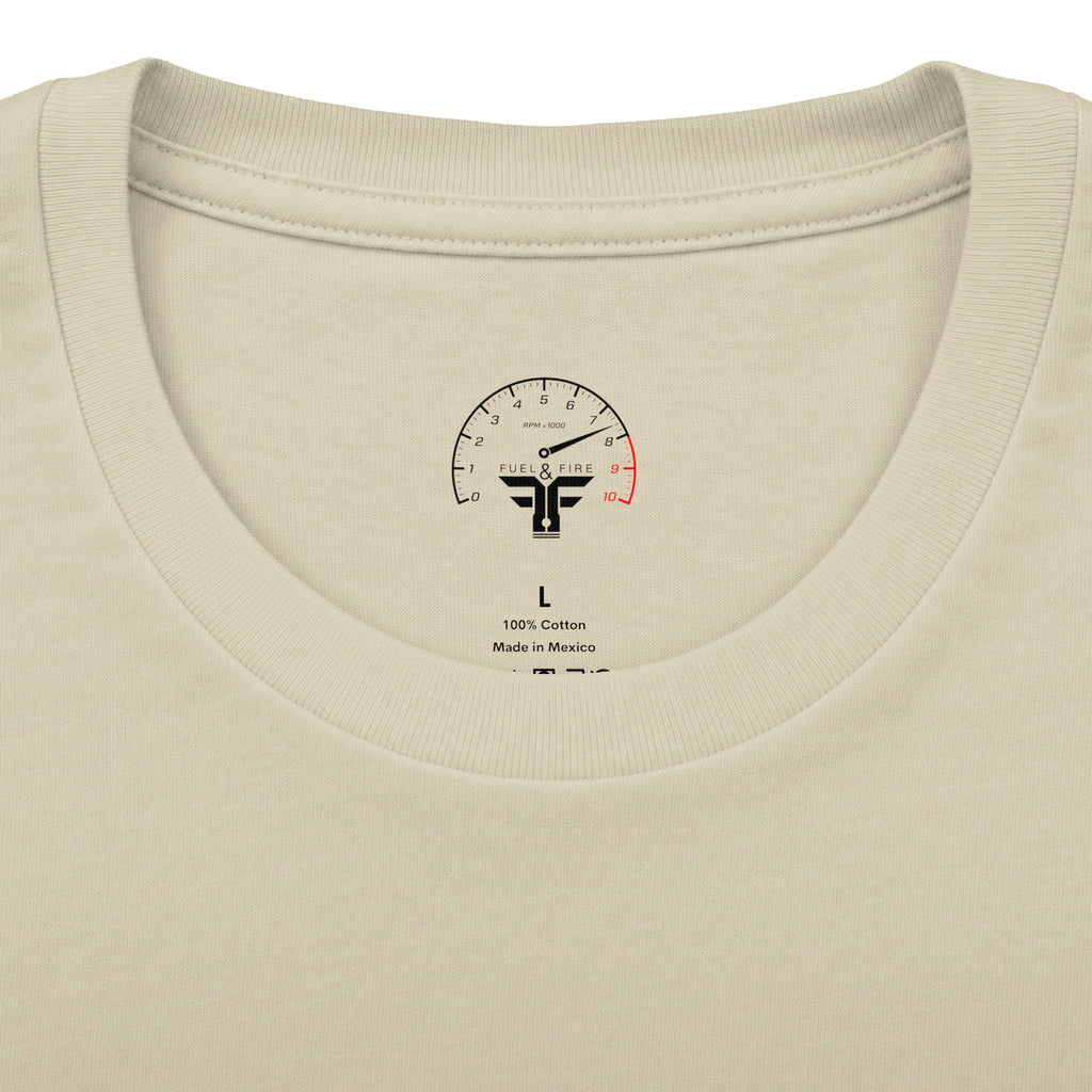 Fuel & Fire Racing Tee — 'I Have Fought, I Have Finished, I Have Kept the Faith' Crew Shirt