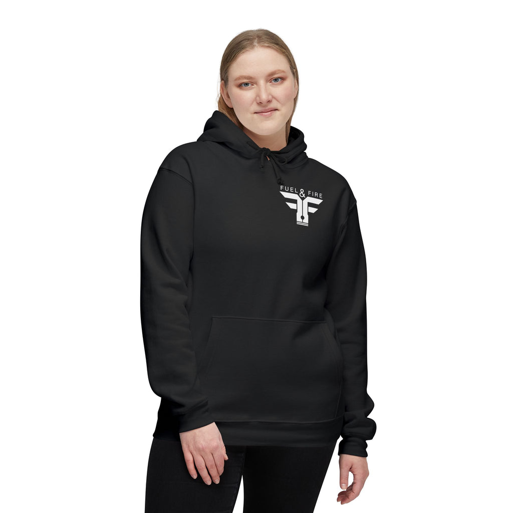 Burn Rubber Not Skin Hoodie — Racing Pinup Pullover