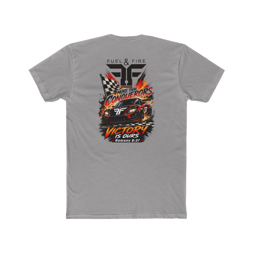 Racing Crew Tee — "Conquerors" Victory Car Graphic