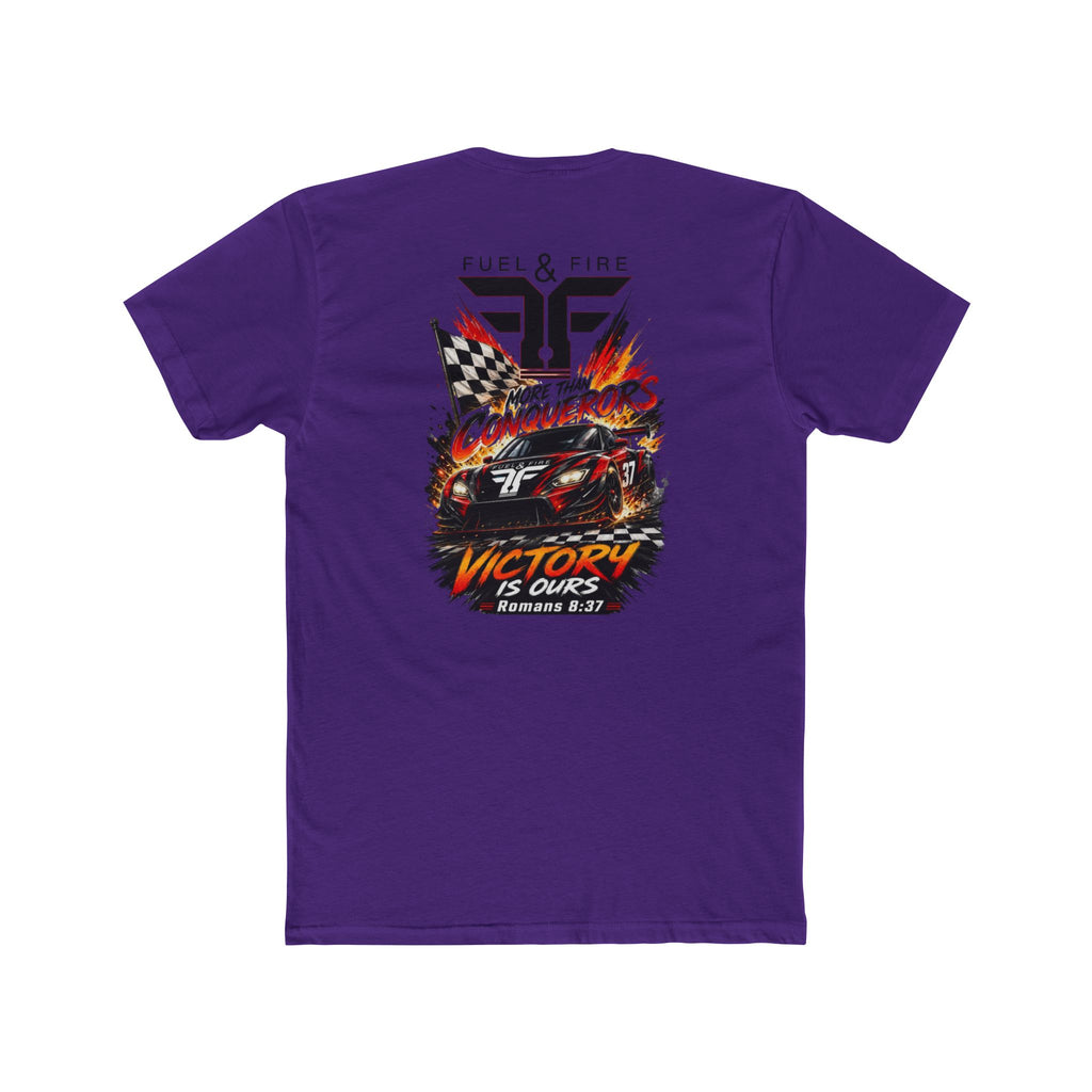 Racing Crew Tee — "Conquerors" Victory Car Graphic