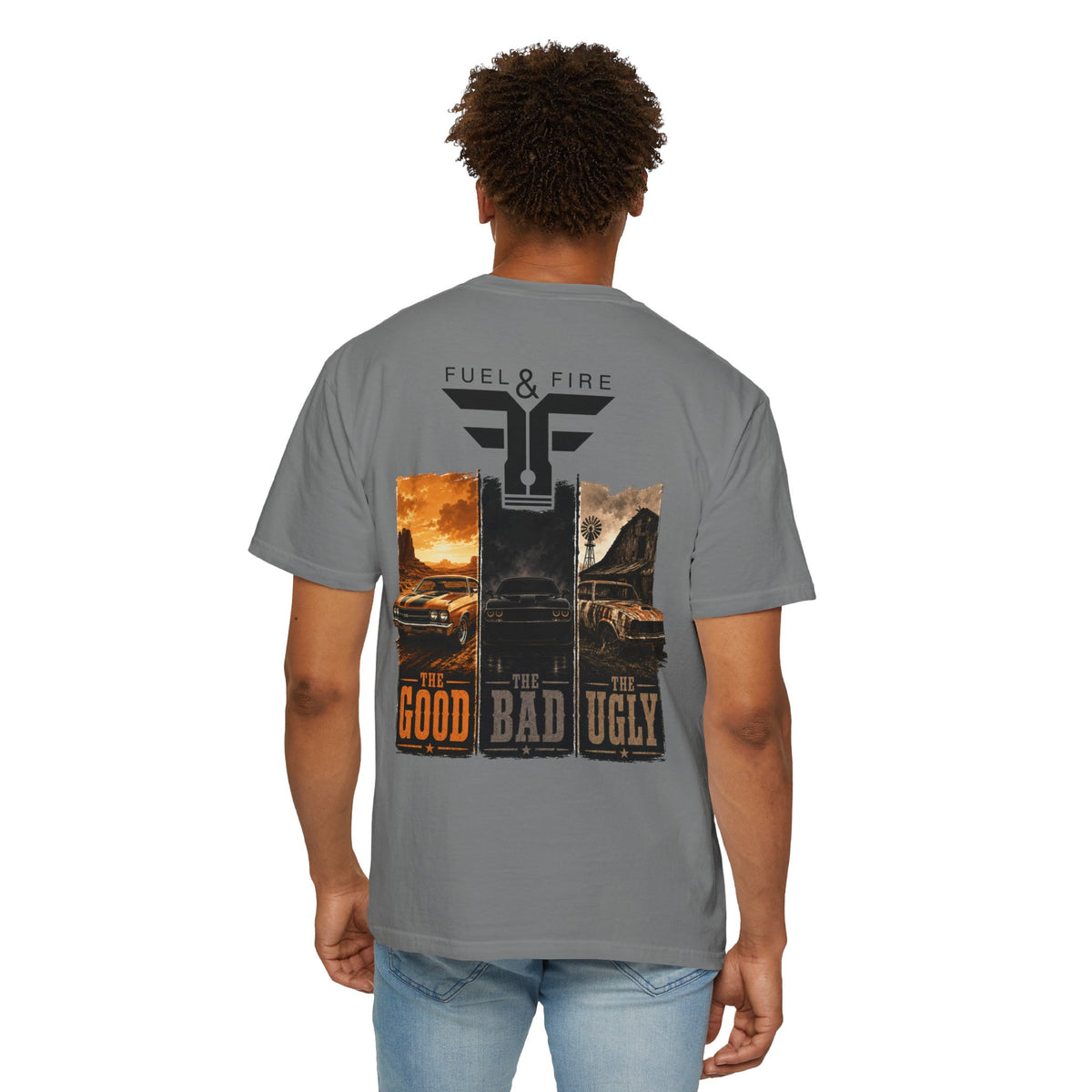 T-Shirt — Fuel & Fire "The Good The Bad The Ugly" Graphic Tee