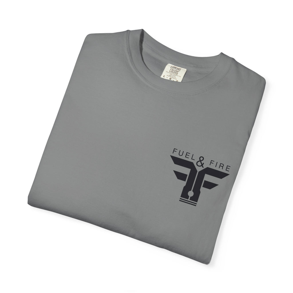 Fuel & Fire Vintage Hot Rod T-Shirt — Classic Car Graphic Tee