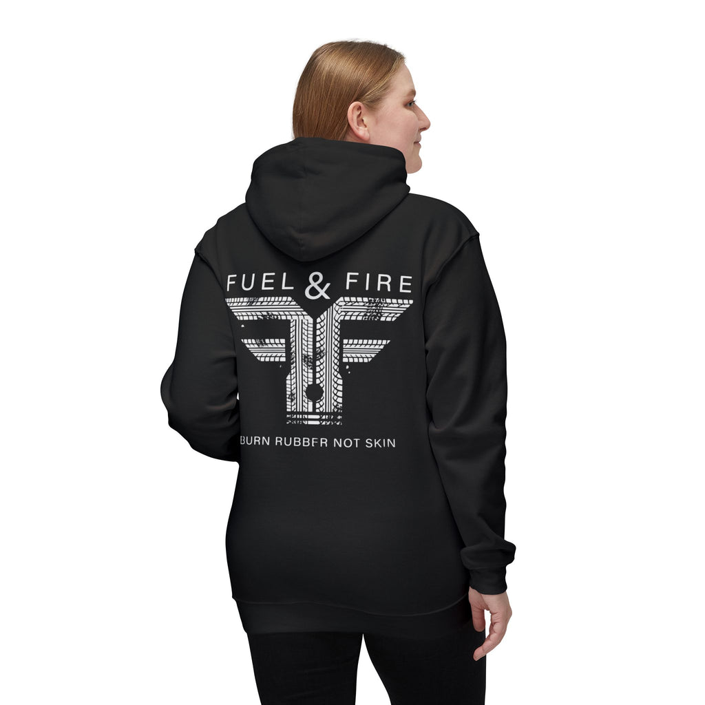 Fuel & Fire Burn Rubber Not Skin Hoodie