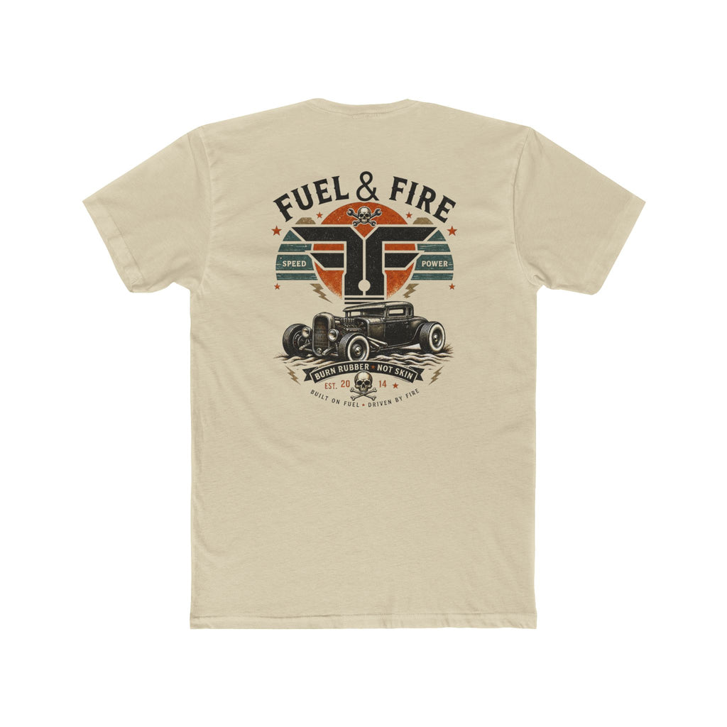 Fuel & Fire Bone Crusher Tee — Classic Hot Rod Graphic T-Shirt
