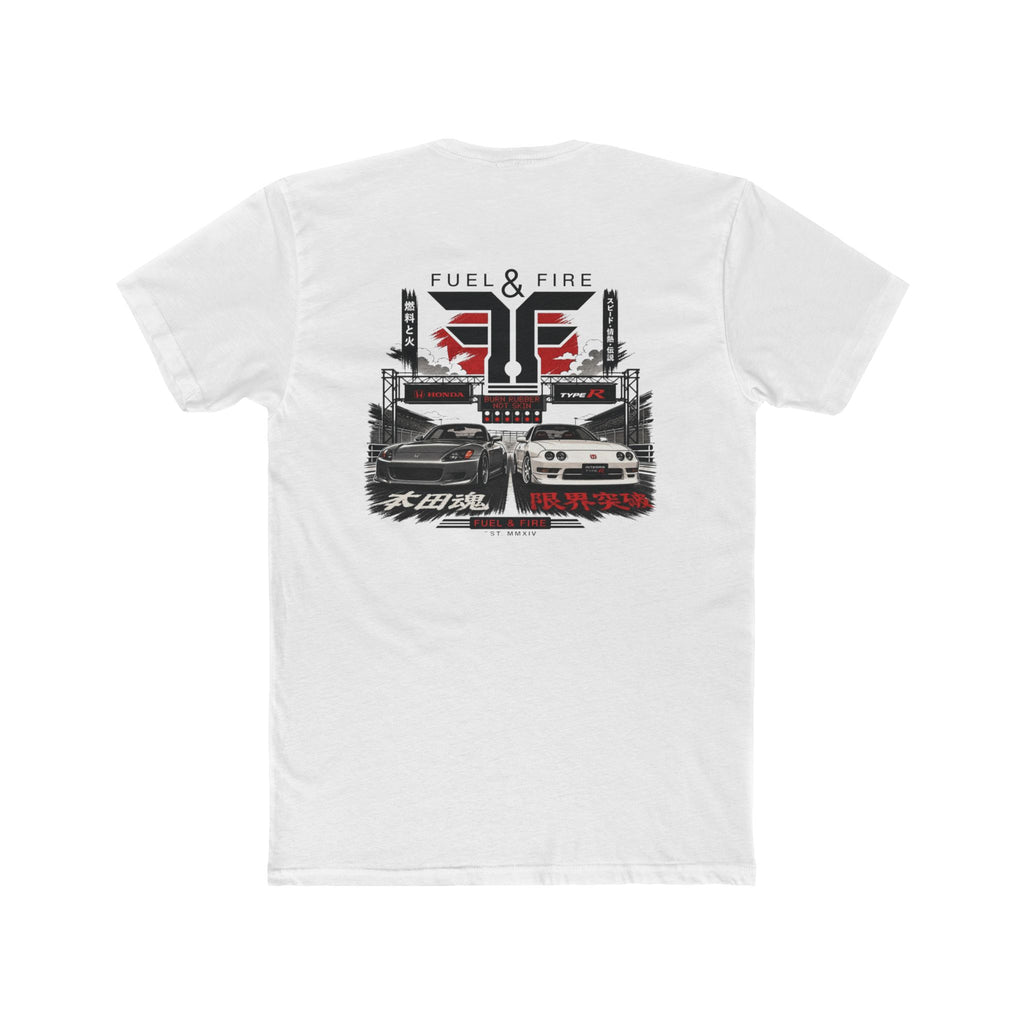 Fuel & Fire Japanese Street Racing Tee — JDM Graphic Crewneck