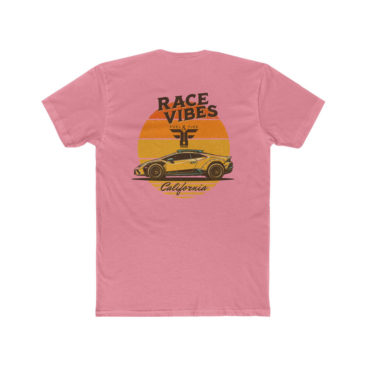 Race Vibes Sterrato Car Tee — Retro Sunset California Racer T-Shirt