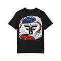 Fuel & Fire Car Graphic T-Shirt — Drift Racing Muscle Car Tee
