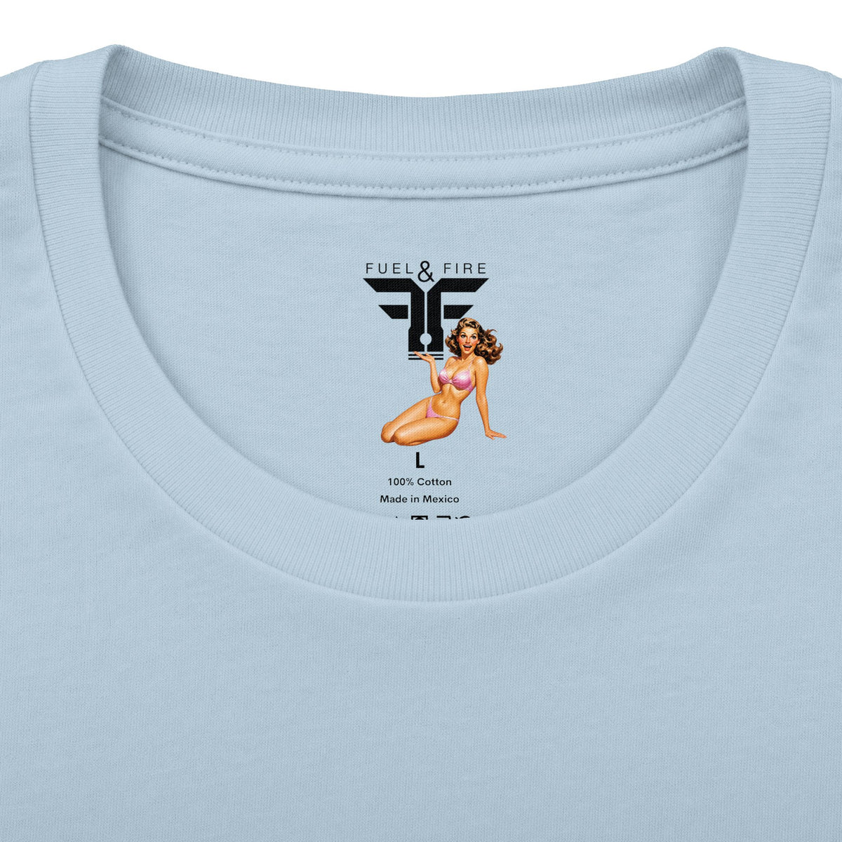 Drive-In Retro Tee — 'Fuel & Fire' Vintage Car Poster T-Shirt
