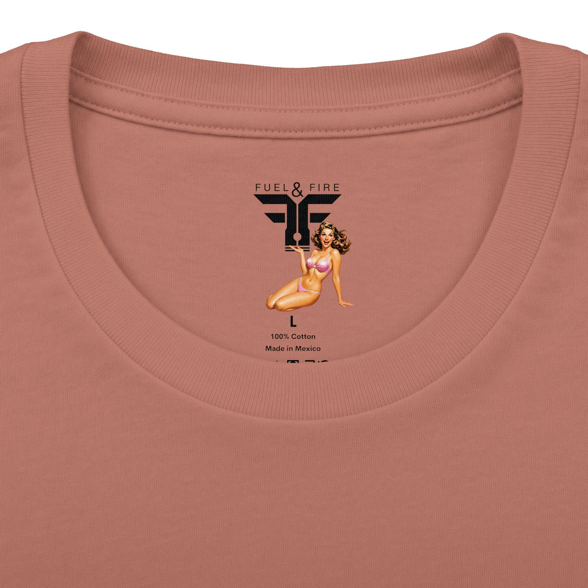 Drive-In Retro Tee — 'Fuel & Fire' Vintage Car Poster T-Shirt