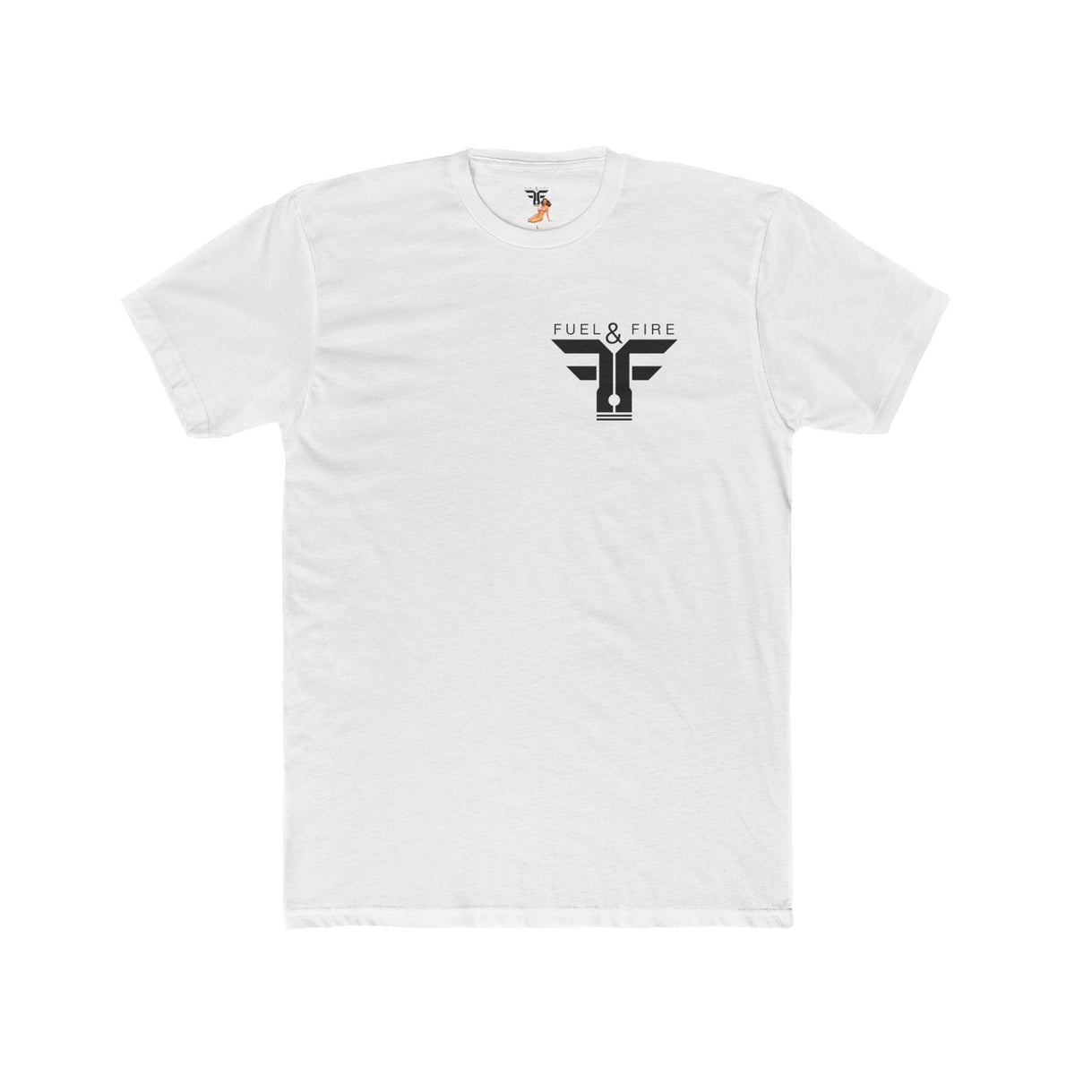 Fuel & Fire Vintage Truck Tee — Pinup Girl Classic Car Graphic Shirt
