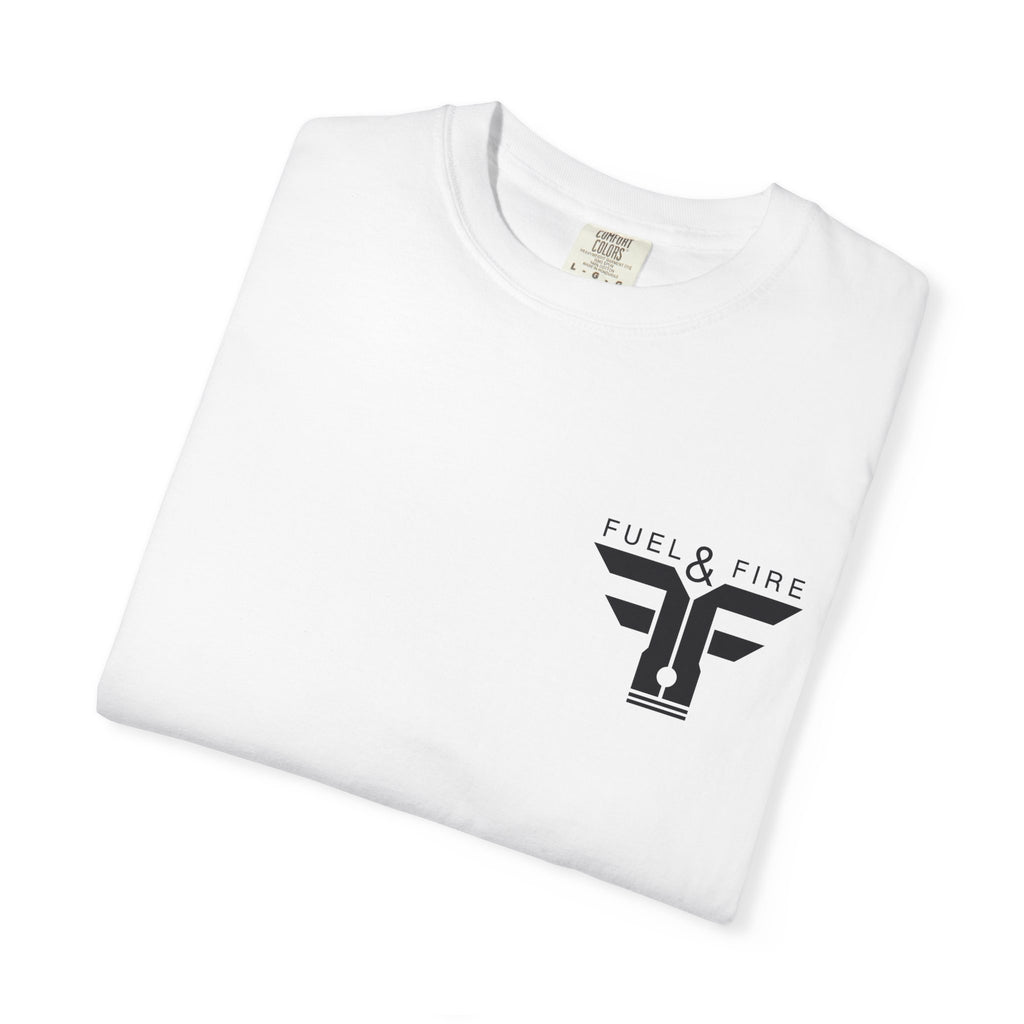 Fuel & Fire Vintage Hot Rod T-Shirt — Classic Car Graphic Tee
