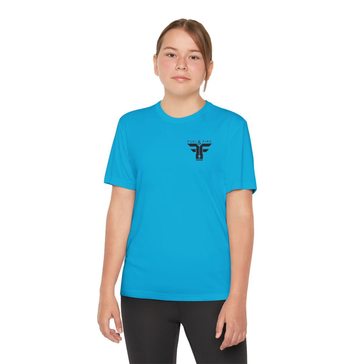 Youth Competitor Tee — 'Burn Rubber Not Skin' Racing Graphic Shirt