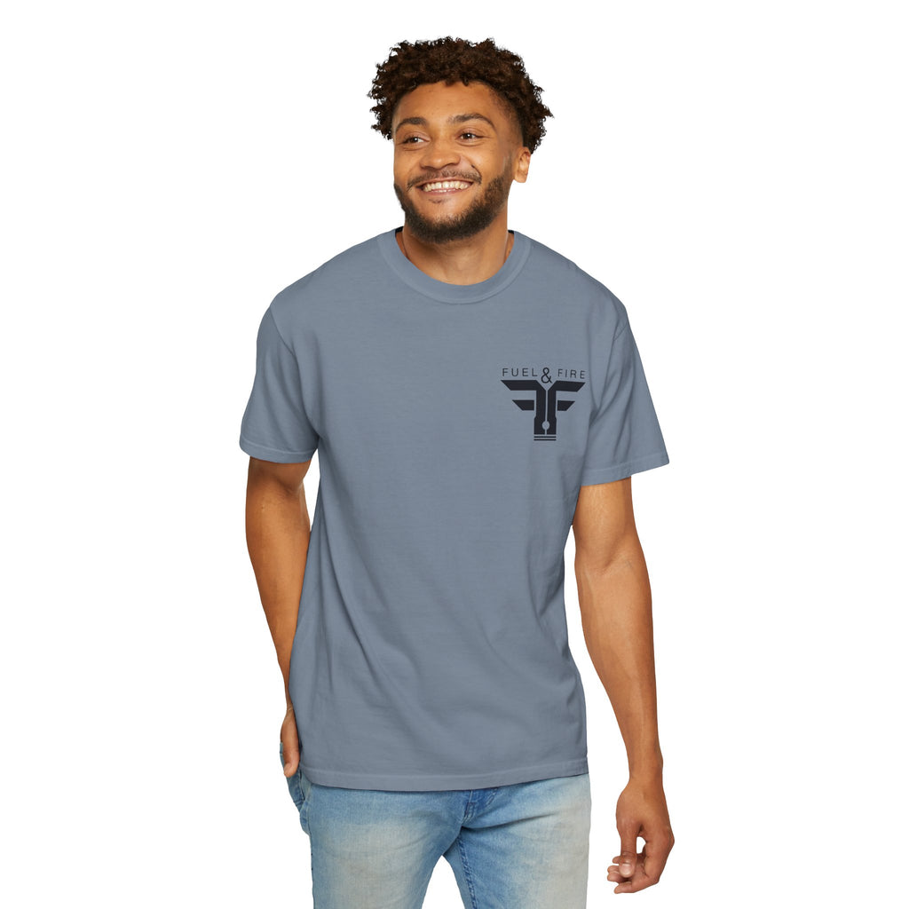 Fuel & Fire 'Burn Rubber Not Skin' Racing T-Shirt