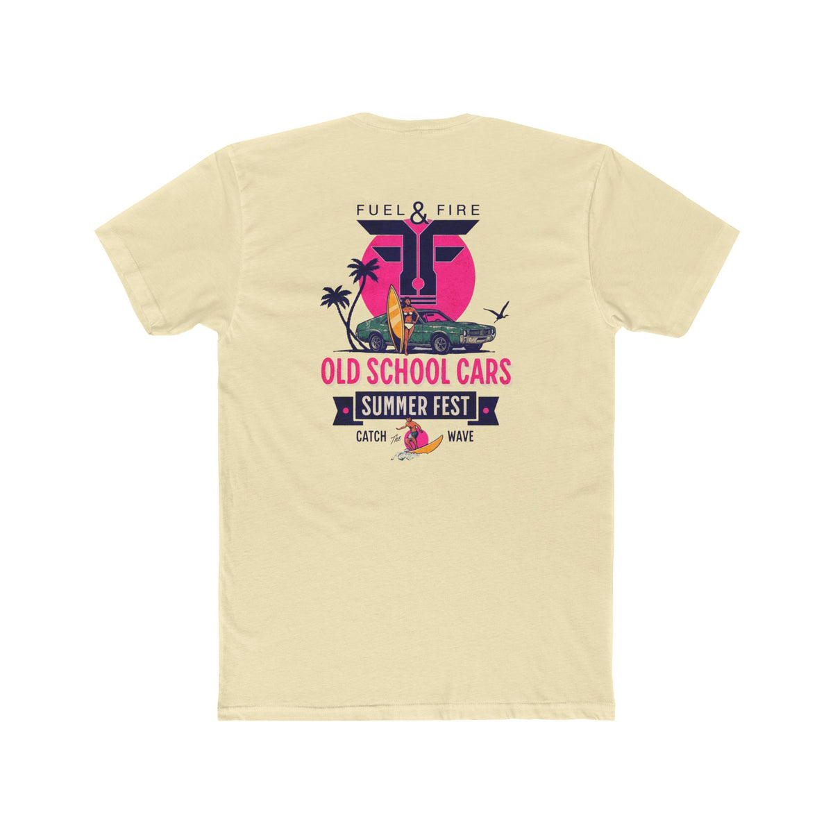 Old School Cars Summer Fest Tee — Fuel & Fire AMC AMX Car T-Shirt