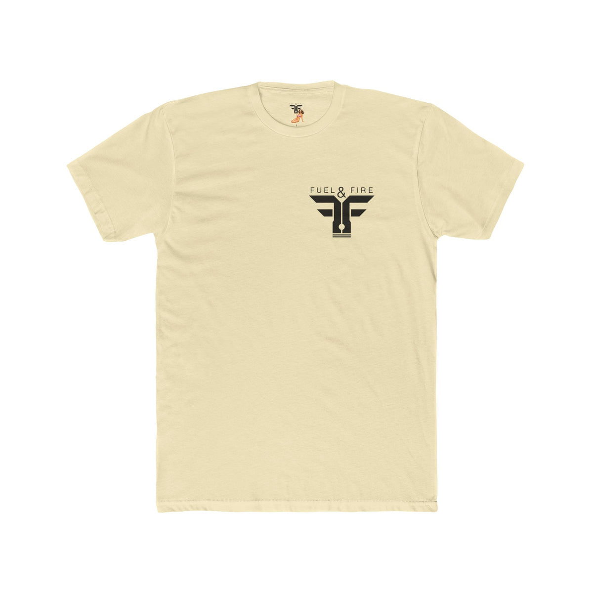 Fuel & Fire Vintage Pinup Car T‑Shirt — Retro Hot Rod Tee