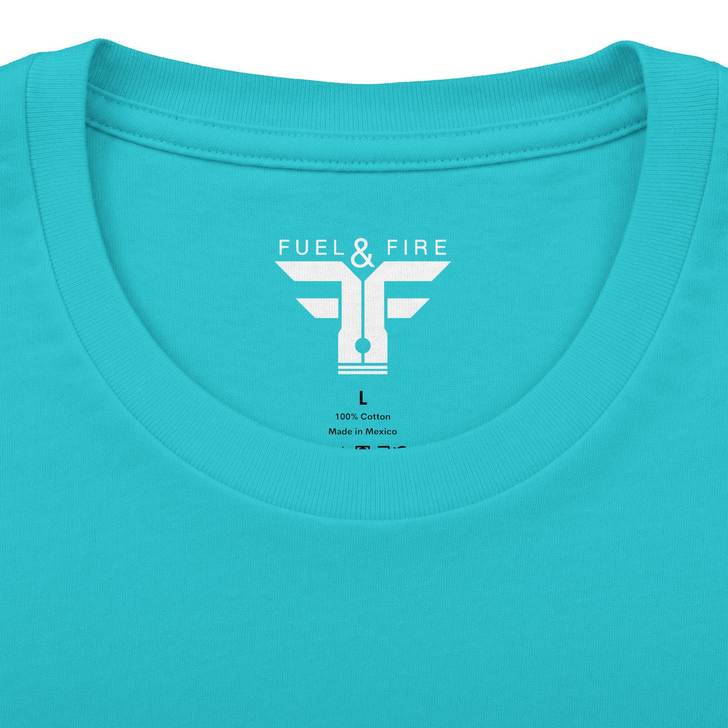Burn Rubber Not Skin Graphic Tee — Pinup Tachometer Shirt