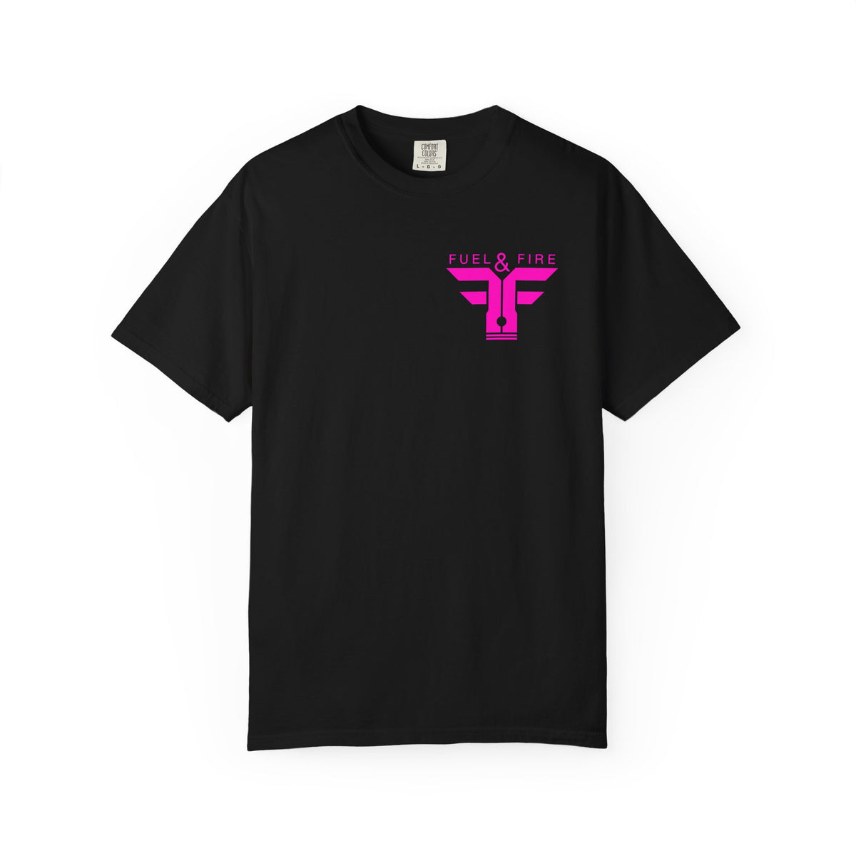 Fuel & Fire Neon Drift T-Shirt — Retro Cyberpunk Car Graphic Tee