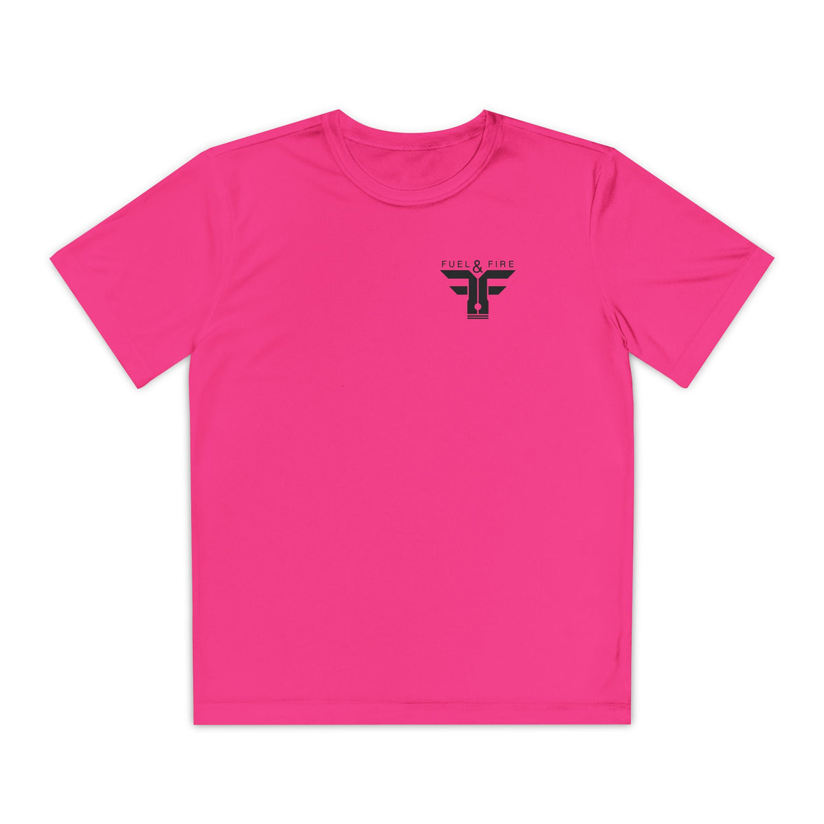 Youth Competitor Tee — 'Burn Rubber Not Skin' Racing Graphic Shirt