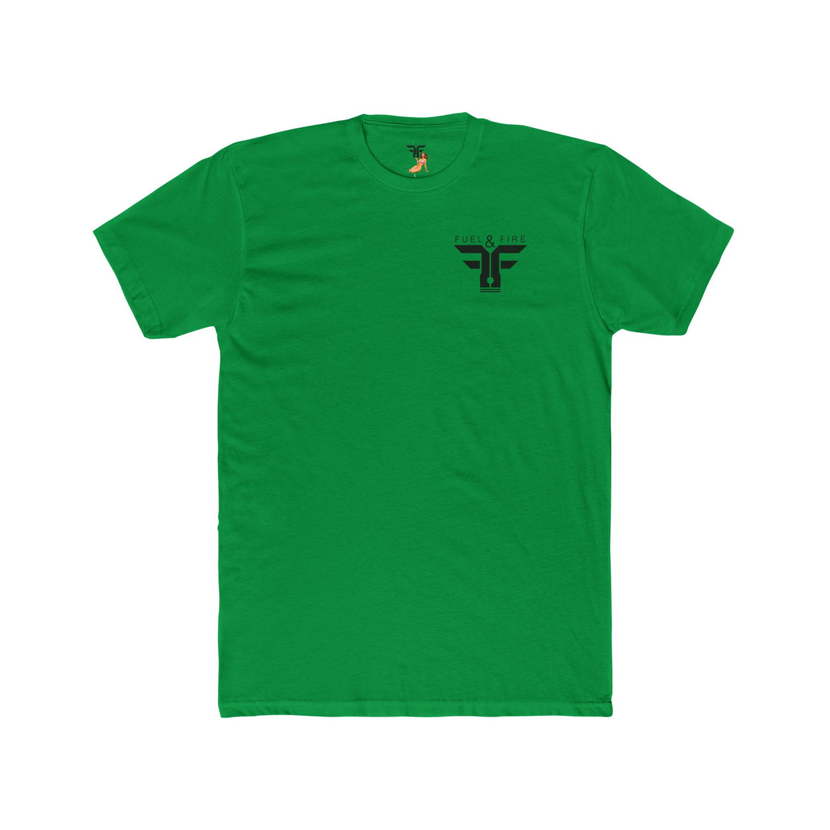 Drive-In Retro Tee — 'Fuel & Fire' Vintage Car Poster T-Shirt