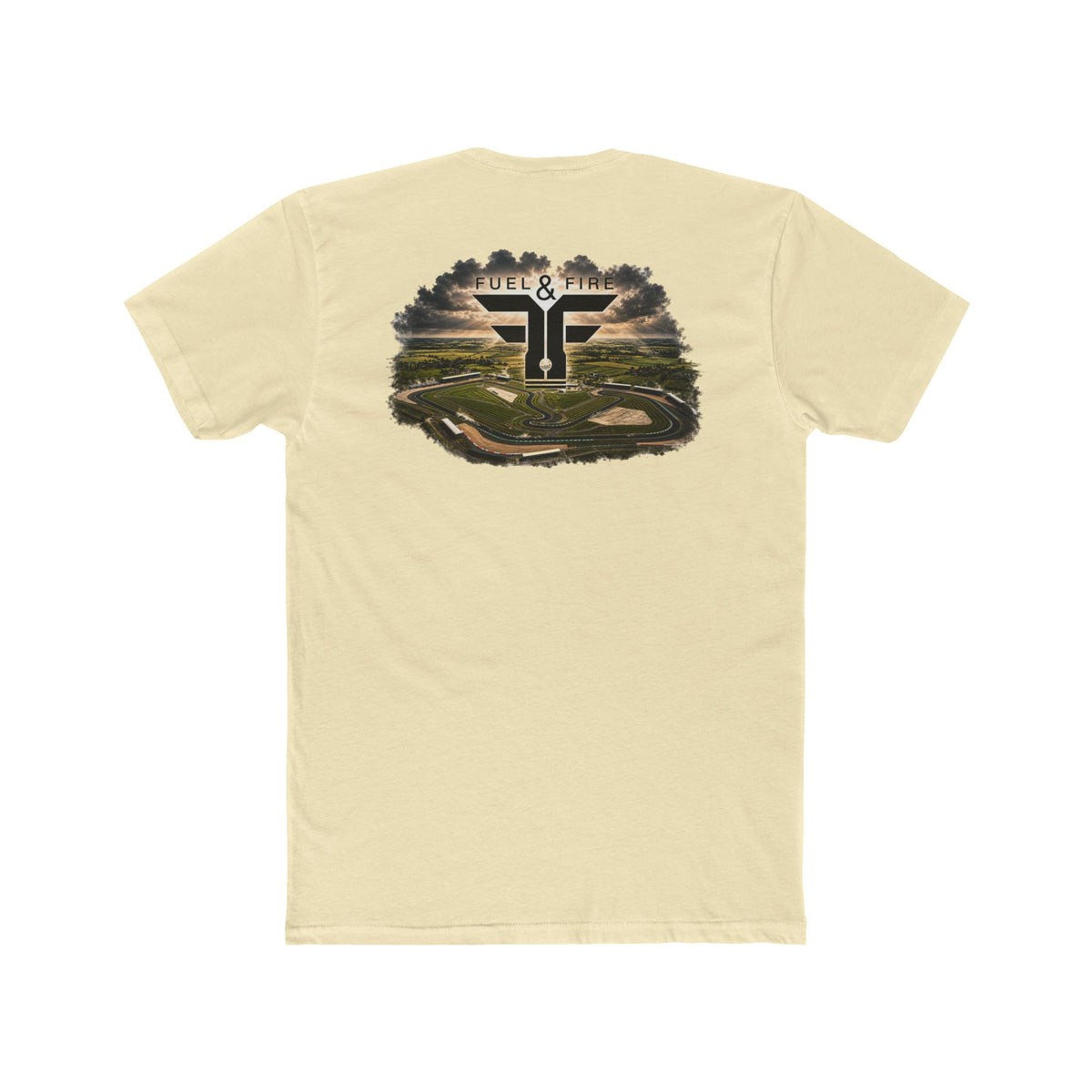 Formula 1 Course Logo Tee — 'Fuel & Fire' Silverstone Graphic Cotton T‑Shirt