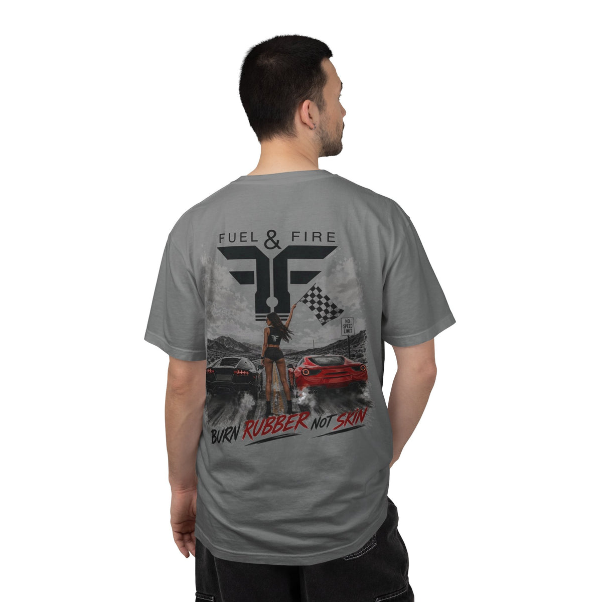 Fuel & Fire Racing T‑Shirt — Exotics Life Graphic Tee