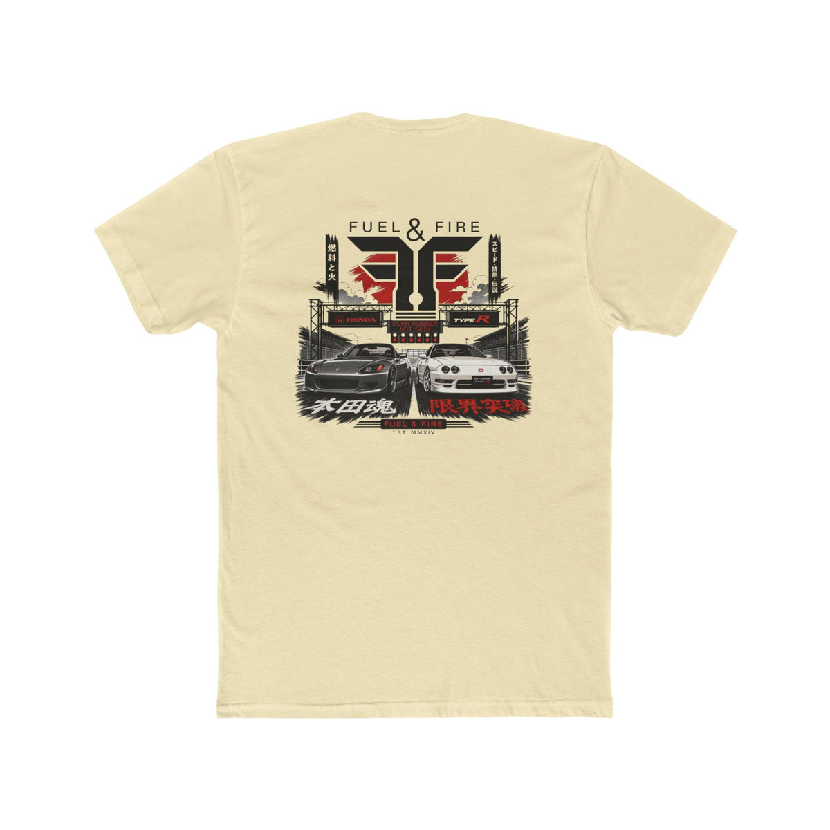 Fuel & Fire Japanese Street Racing Tee — JDM Graphic Crewneck