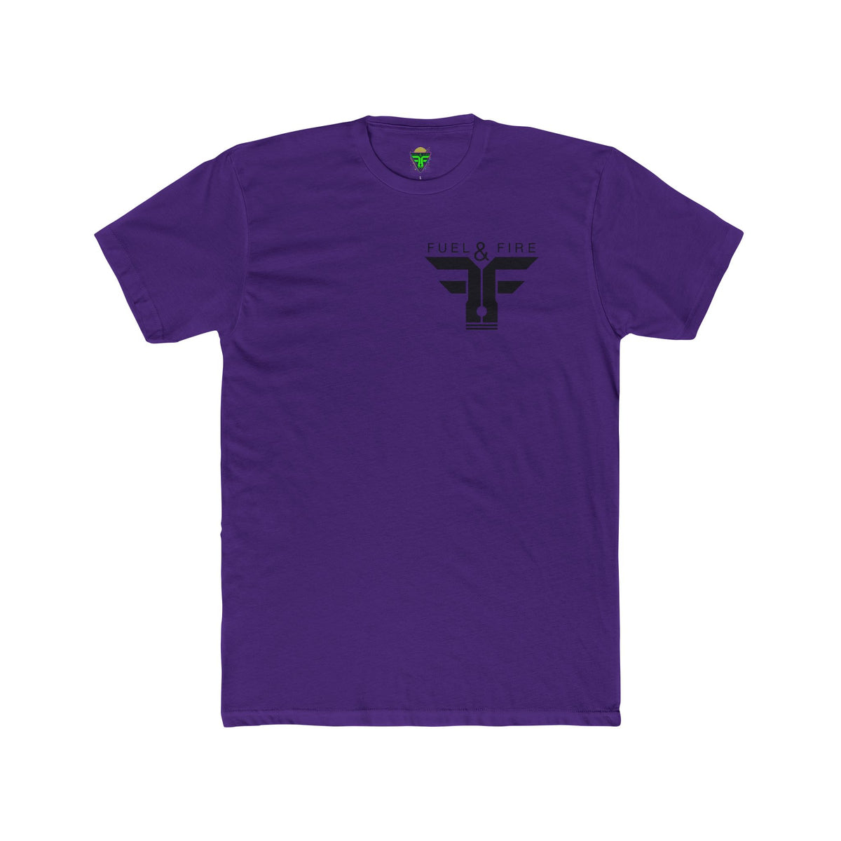 Fuel & Fire Tee — "Burn Rubber Not Skin" Vintage Muscle Car Graphic T-Shirt