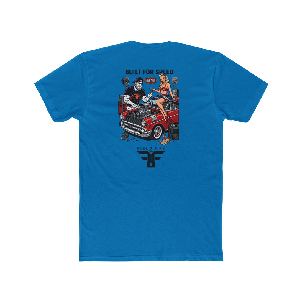 Big Block Bobby Garage— Vintage Hot Rod & Pin-Up Car Shirt