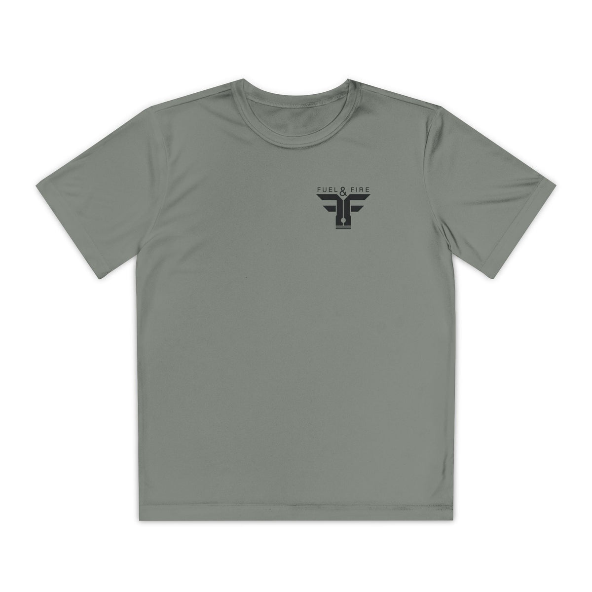 Youth Competitor Tee — 'Burn Rubber Not Skin' Racing Graphic Shirt
