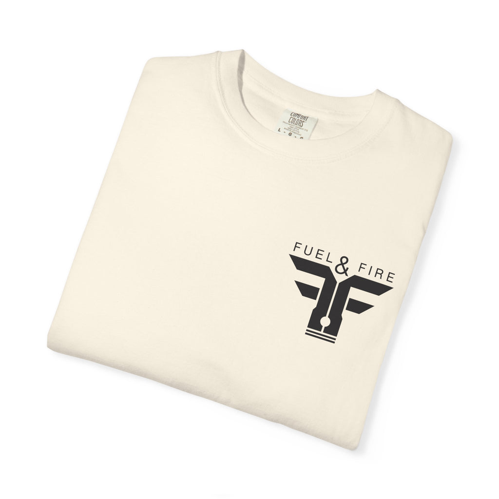Fuel & Fire 'Burn Rubber Not Skin' Racing T-Shirt