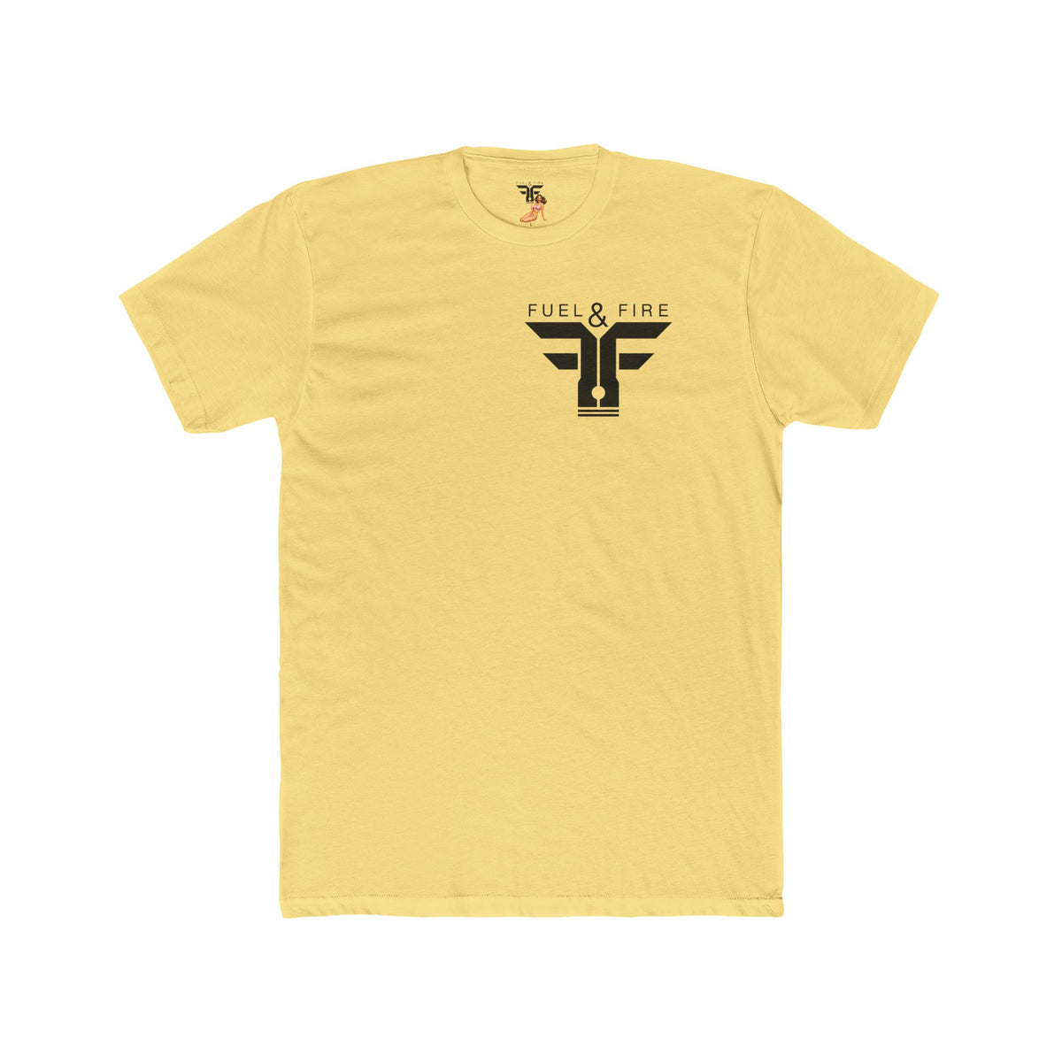 Fuel & Fire Muscle Car Tee — Honest Abe Hot Rod Graphic T-Shirt