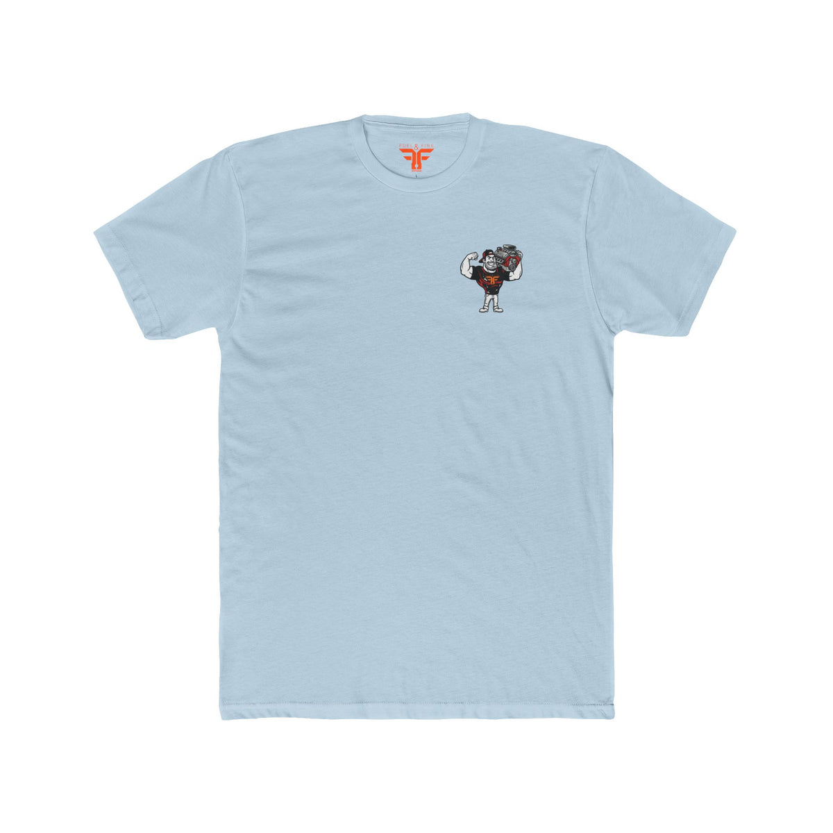 Big Block Bobby — “First to Flex” Fuel & Fire Graphic T‑Shirt