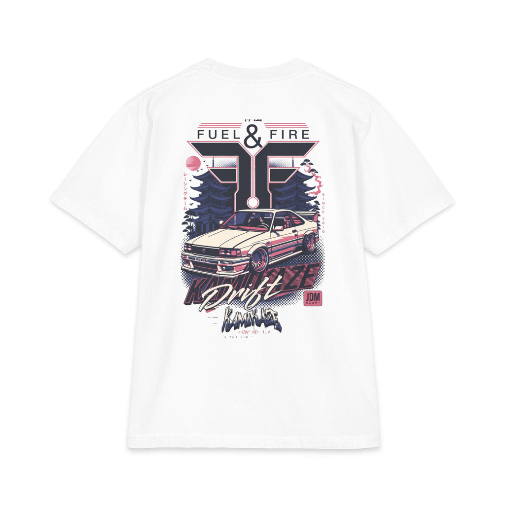 Drift Vibe T‑Shirt — Fuel & Fire Retro JDM Graphic Tee