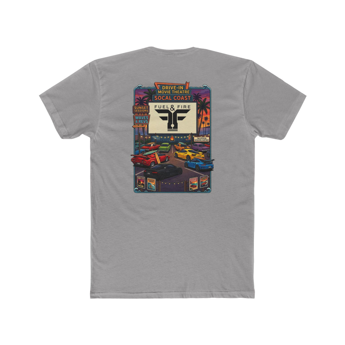Crew Tee — "Fuel & Fire" SoCal Drive-In Tee