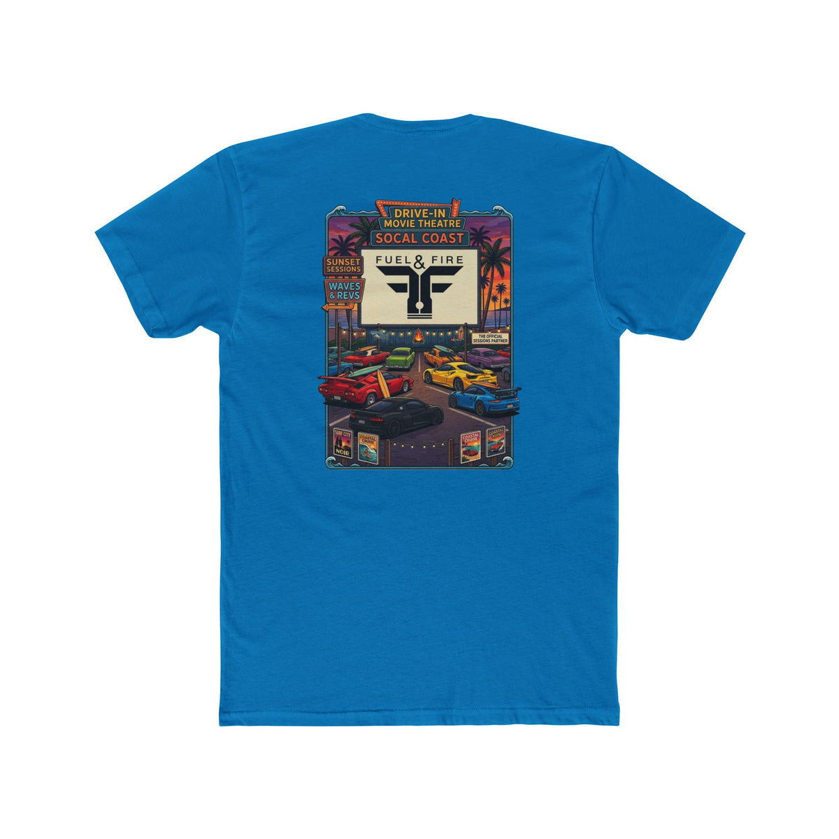 Crew Tee — "Fuel & Fire" SoCal Drive-In Tee