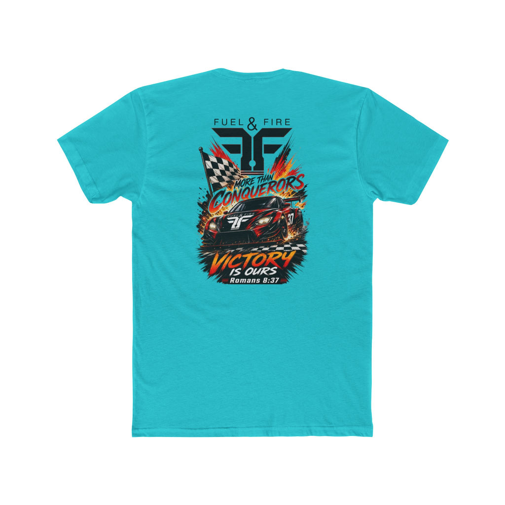 Racing Crew Tee — "Conquerors" Victory Car Graphic