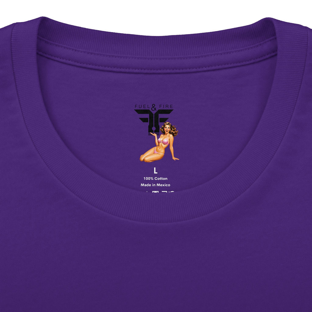 Fuel & Fire California Tee — Vintage Surf Car Graphic Cotton T‑Shirt