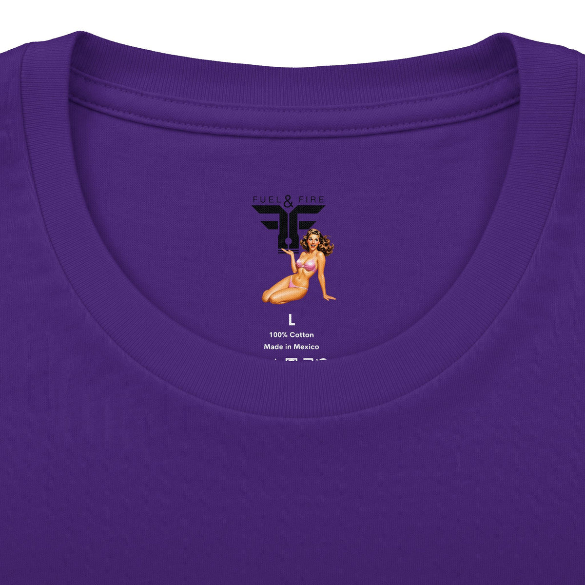 Fuel & Fire California Tee — Vintage Surf Car Graphic Cotton T‑Shirt