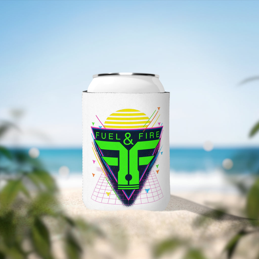 Fuel & Fire Retro Triangle Can Cooler Sleeve