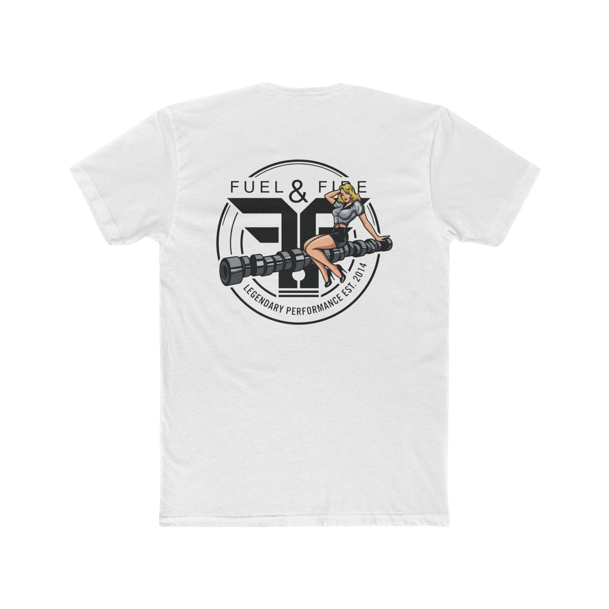 Fuel & Fire Camshaft T-Shirt — Pinup Cam Graphic Tee