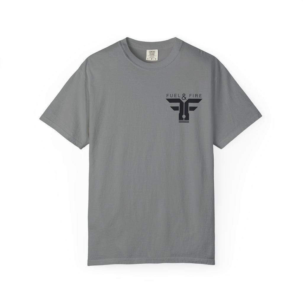 Fuel & Fire 'Burn Rubber Not Skin' Racing T-Shirt