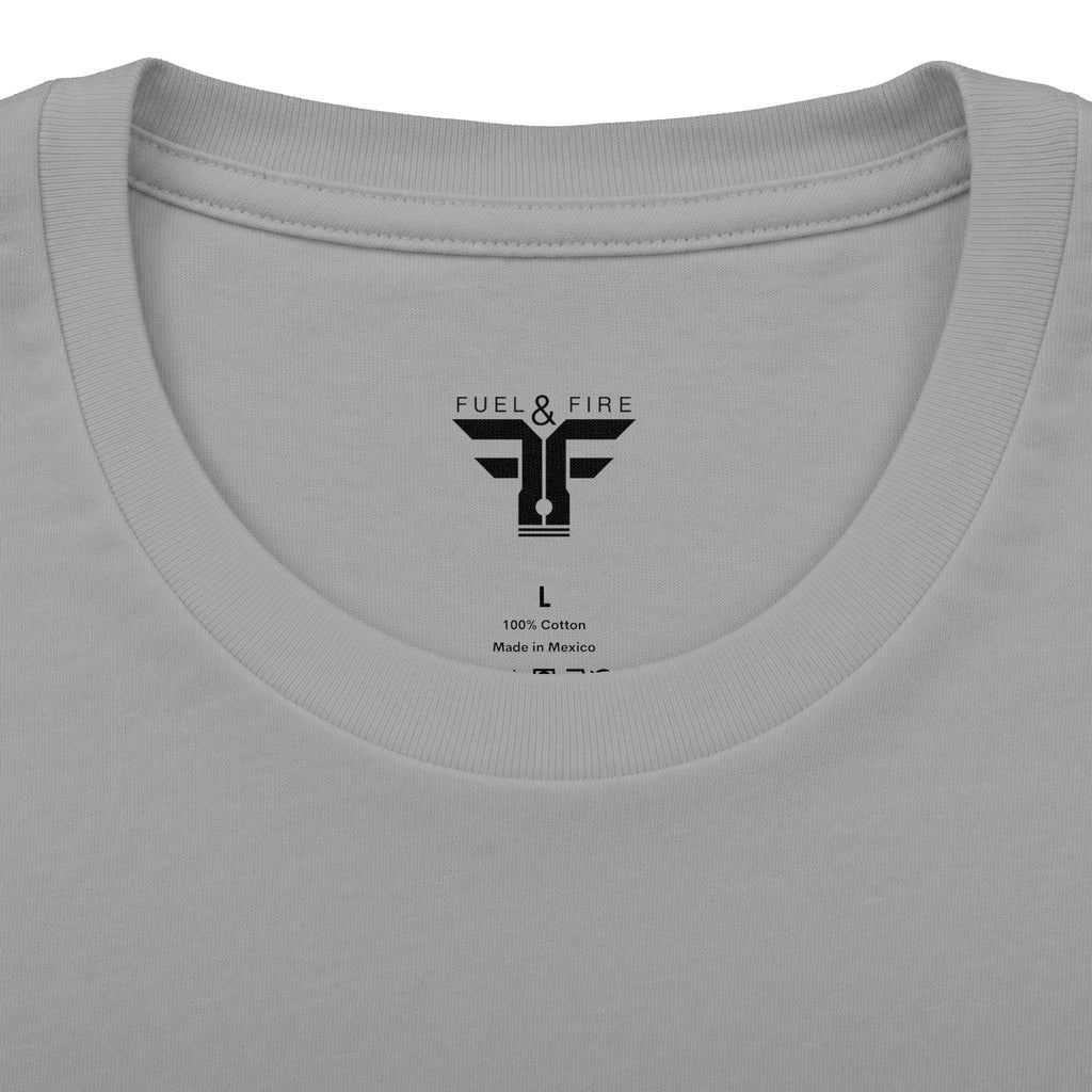 Fuel & Fire 'But Did You Die?' Crew Tee — Burning Rubber Graphic T-Shirt