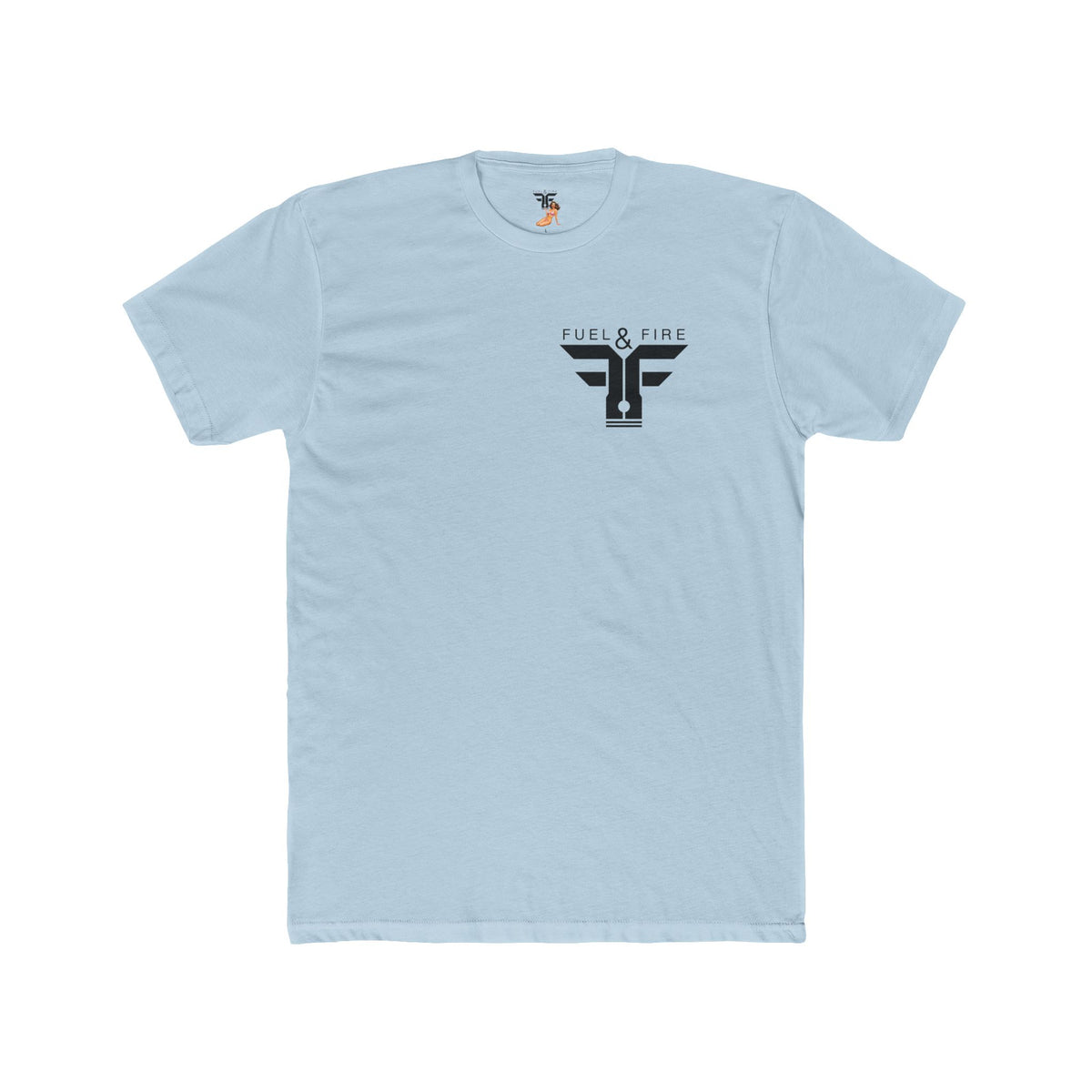 Fuel & Fire Vintage Truck Tee — Pinup Girl Classic Car Graphic Shirt