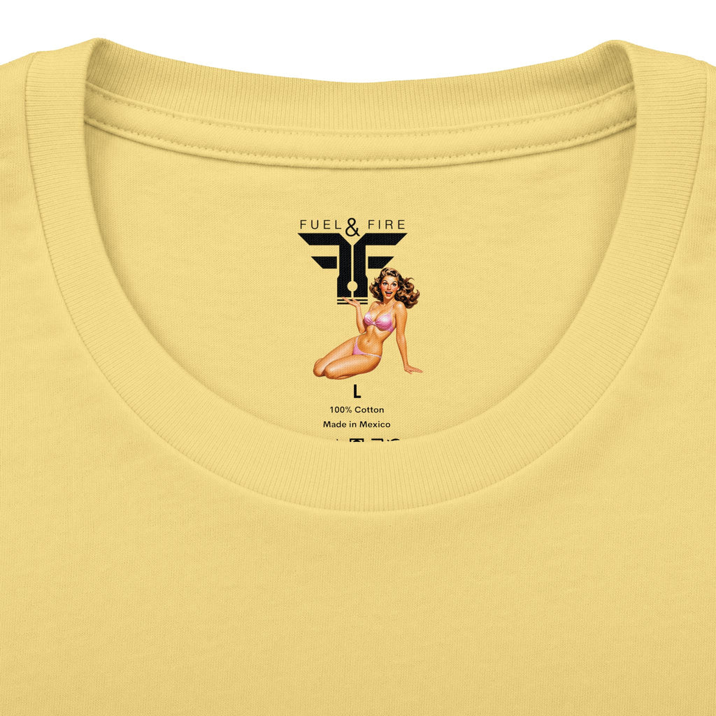 Fuel & Fire Sunset Racing T-Shirt — Retro Palm Beach Exotic Car Tee
