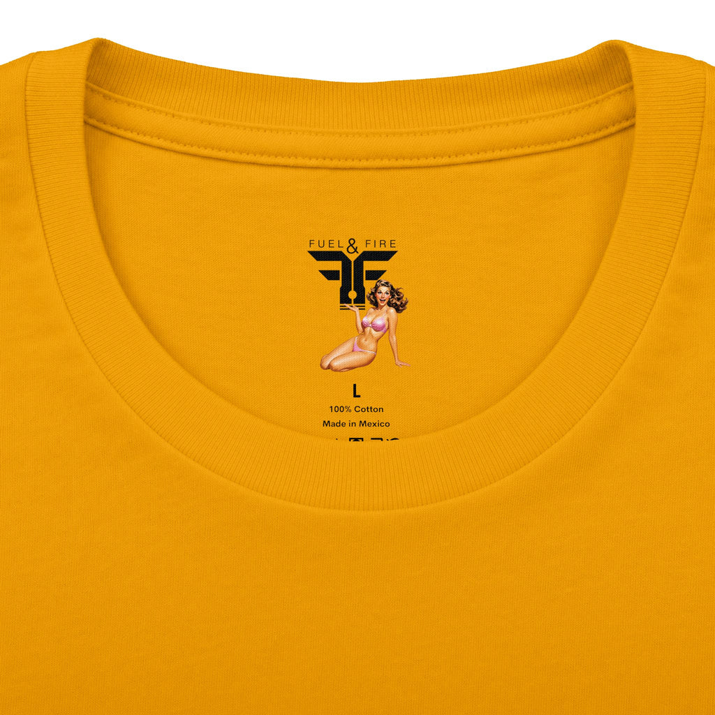 Fuel & Fire California Tee — Vintage Surf Car Graphic Cotton T‑Shirt