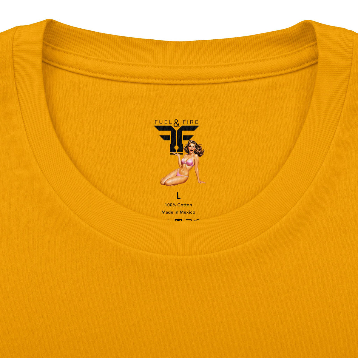 Fuel & Fire California Tee — Vintage Surf Car Graphic Cotton T‑Shirt